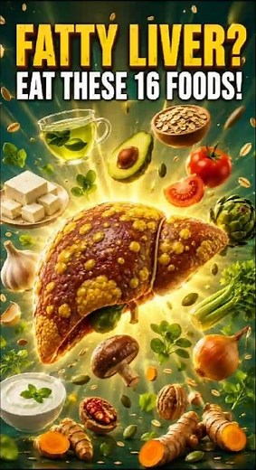 TOP 16 Foods That May Help Reduce FATTY LIVER Naturally #shortvideo #unitedstates