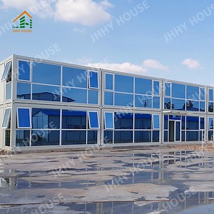 [Hot Item] China Luxury Living Prefab Portable Mobile Module Camp Steel Folding/Flat Pack Building Modular Tiny Prefabricated Office Home Shipping Container House