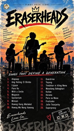 Alapaap 🎸 Eraserheads Greatest Hits | Timeless OPM Classics 🇵🇭
