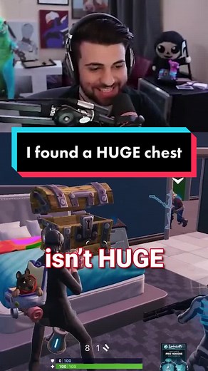 Funny Fortnite Clip: THICC Girl Fart with HUGE Chest Reaction