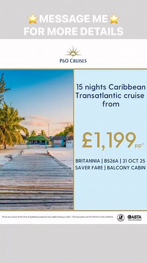  Summer 25 With P&O Cruise Line  Message me to book  | Margaret Brodie at Hays Travel | Facebook