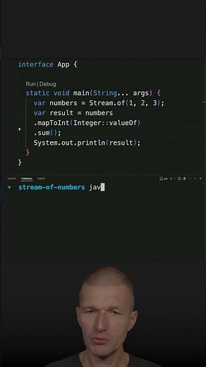 IntStream over Stream of Integers #java #shorts #coding #airhacks