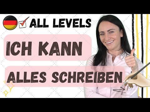 🇩🇪 Ich KANN alles SCHREIBEN ✍️: Lerne die ultimative Methode!