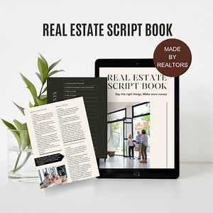 Real Estate Script Book - Realtor Conversation Guide, New Agent Gift, Scripts for New Leads, Scripts for Cold Calling, Real Estate Dialogue - Etsy