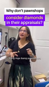 Why don’t pawnshops consider diamonds in their appraisals? #pawnshop #diamonds #jewelryappraiser | Willyn Villarica Jewelry