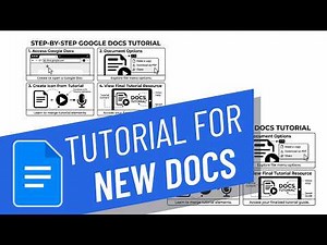 Quick Tutorial of New Google Docs
