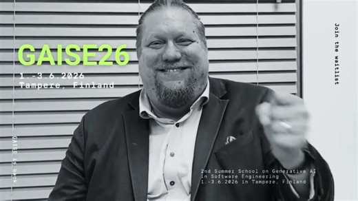 This summer… GAISE is back! GenAI meets Software Engineering | GPT-Lab (Tampere University)