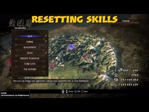 [Nioh 2] how to reset skills/abilities