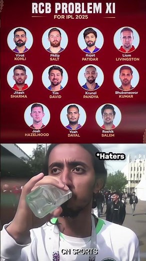 RCB PROBABLE XI 🤯FOR IPL 2025🔥 || #shorts #cricket #ipl2025 #rcb