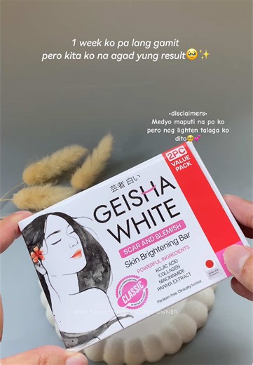 Geisha White Soap Classic: A Whitening Experience
