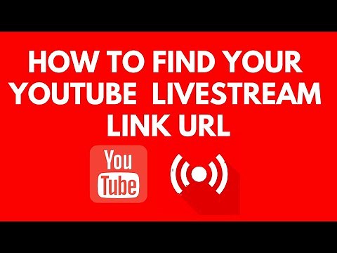 How to find YouTube live stream link URL (2023)
