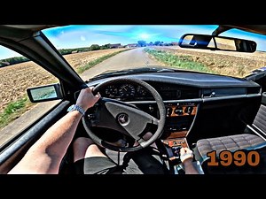 Mercedes 190E W201 1990: Driving in Manual Mode on Automatic Transmission