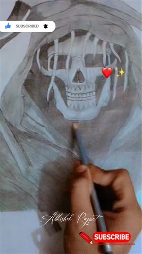 how to draw ghost rider/realistic drawing #trendingshorts #trending #viral #shorts #viralshorts #art