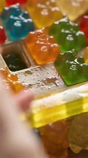 POV: Your Keyboard Is Made of Candy #asmr #asmrsounds #cute #funny #gummybear