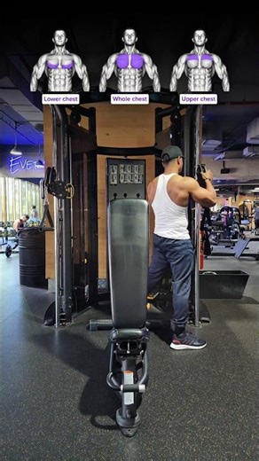 One machine, full chest 🔥 #foryou #chestworkout