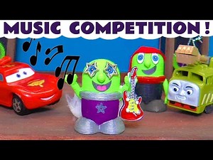 The Funlings Music Talent Competition with Toy Trains and Cars - Videos For Kids