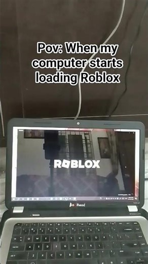 Pov : When my computer starts loading ROBLOX #shorts #trending #roblox #pc #loudsound