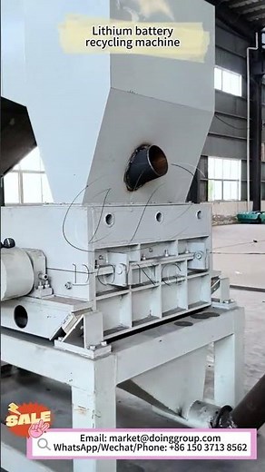 How do you dispose of lithium-ion batteries and recycle? #machine #factory