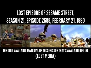 Lost Episode of Sesame Street, Season 21, Episode 2688, Gina and Mike practice driving (Lost Media)