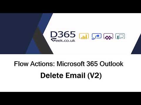 Microsoft 365 Outlook Actions: Delete Email (V2)