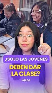 ¿Quién debe enseñar en Mujeres Jóvenes? 👀💗