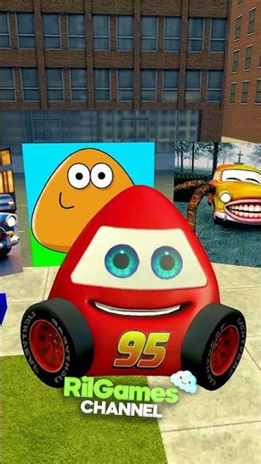 MCQUEEN TRANSFORMED TO THE POLICE DIAMOND ON BIG CITY in Garry's Mod