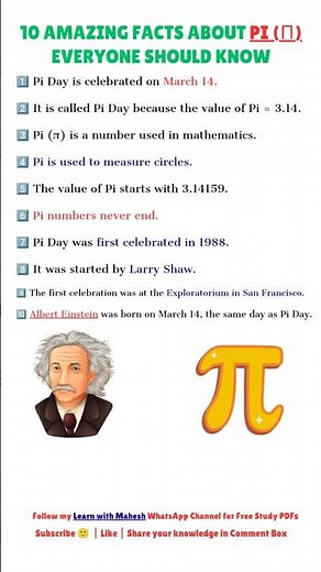 Amazing Facts About Pi (π) Everyone Should Know