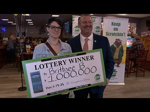 Single mom wins $1 million on lottery ticket in western Pennsylvania