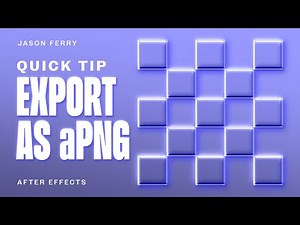 How To Save an Animation as an aPNG