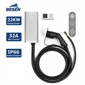[Hot Item] Wallbox EV Charger 22kw 32A Reliable Wall-Mounted Charging Solution with RCD Type a   6mA DC