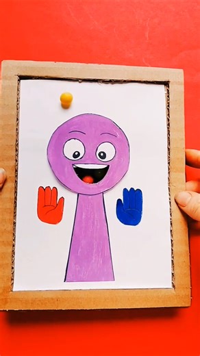 sprunki oc the player poppy playtime cardboard smart pinball color change game 😘 #poppyplaytime