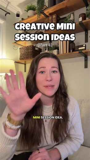 Back with another creative mini session idea! There are so many directions you could do with this and make it a whole “mommy and me” date day! #creativeminisessionideas #minisessions #photographer #photography #michiganphotographer