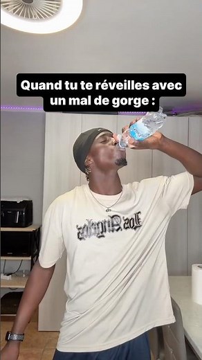 Quand tu te réveilles avec un mal de gorge 💀 #humour #shorts #pourtoi #senegal #france