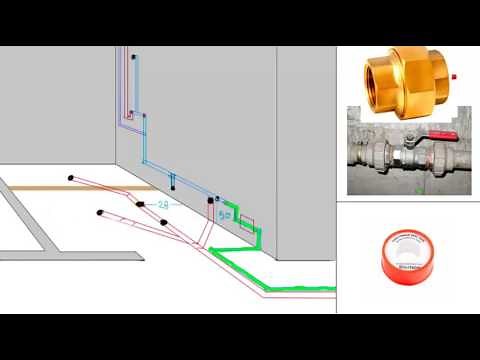 como instalar la tuberia para baño explicado paso a paso - parte 2 - agua