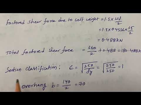 #Design of simple supported beam#Design of beams#Design of steel structures#ISMB300#
