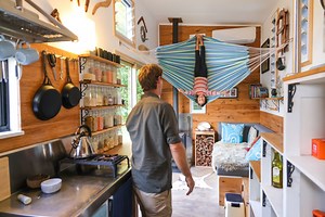54K views · 1.2K reactions | In the face of a global housing crisis, Shane—a devoted father—set out to build an affordable, sustainable tiny home for himself and his young daughter. With just AUD$35,000 (around US$23,000) and a whole lot of determination, Shane hand-built this beautiful, off-grid tiny house using clever material sourcing and smart design. | Living Big In A Tiny House | Facebook