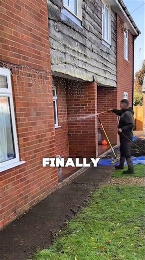 This roof was soo dirty that colour was unknown #pressurewashing