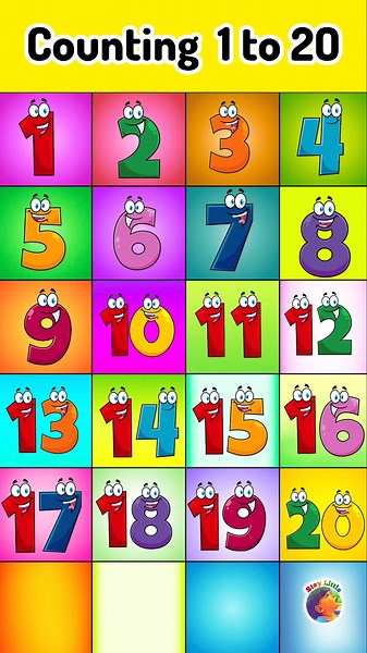 Counting from 1 to 20 || learn counting #staylittlechannel #kidslearning