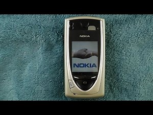 Nokia 7650 startup and shutdown