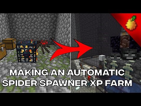 Making A Truly Automatic XP Farm Out Of A Spider Spawner In 1.19