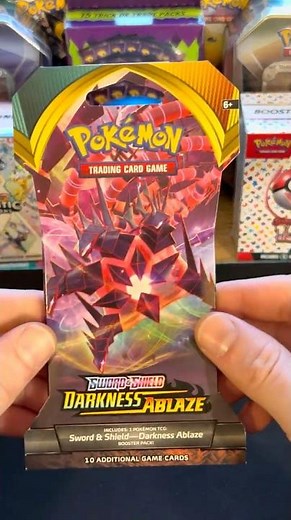 Pokemon SWSH Darkness Ablaze Booster Pack. #pokemon #pokemoncards #pokemontcg #pokemonopening