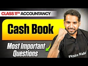 Cash Book Class 11 Accounts | Most Important Questions✅ | Class 11th Accountancy📕