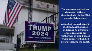 A Minnesota woman is catching national headlines after casting her dead mother’s ballot for Trump in 2024, and being ordered to write an essay on voting, a judge says. https://www.northernnewsnow.com/2025/10/21/woman-who-cast-her-dead-mothers-ballot-trump-2024-must-write-an-essay-voting-judge-says/ | Northern News Now