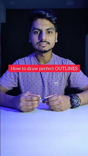 How to draw perfect OUTLINES? | 3 Methods to draw OUTLINES | #howtodrawoutline #technique