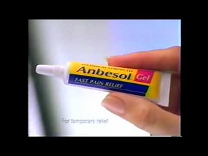 Anbesol Gel Fast Pain Relief Commercial (1998)