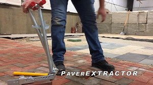 Paver EXTRACTOR is the professional's answer to paver removal. Replaceable serrated spring steel teeth extract a large variety of pavers. Removing pavers with a PaverEXTRACTOR saves time and protects the surrounding pavers. Save time and money with the right tool for the job. | Probst USA