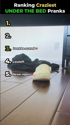 Top 5 Scariest Under-the-Bed Pranks 😱😂