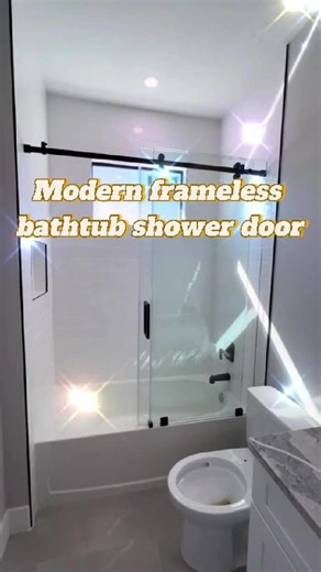 Refresh your bathroom with a clean, modern look ✨ This frameless sliding bathtub door brings more light, more space, and less maintenance. ✔️ Nano-coated glass for easier cleaning ✔️ Smooth sliding design to save space ✔️ Perfect for family bathrooms and remodels A simple upgrade that makes everyday routines feel better. #ACEDecorBath #BathroomGoals #FramelessGlass #HomeUpgrade #ModernLiving
