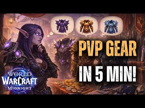 PvP Gearing Guide in 5 Minutes | World of Warcraft Midnight Season 1