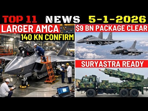 Indian Defence Updates : 140 KN For Larger AMCA,Suryastra Ready,Armenia Brahmos,$9 Bn Strike Package